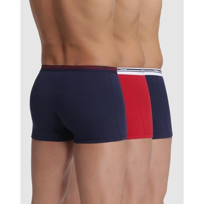 DIM Classic Colors Boxer x3 Azul/Rojo