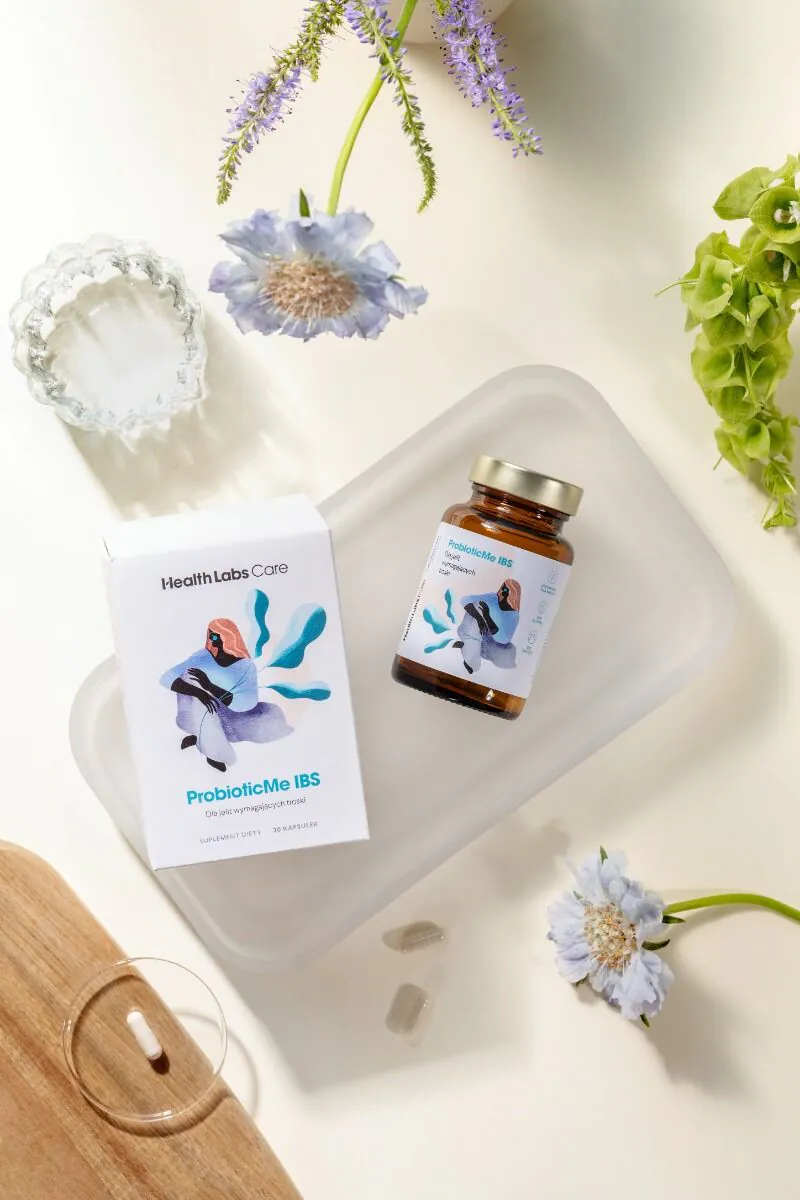 Health Labs Care ProbioticMe IBS Suplement diety wspierający układ pokarmowy Kapsułki