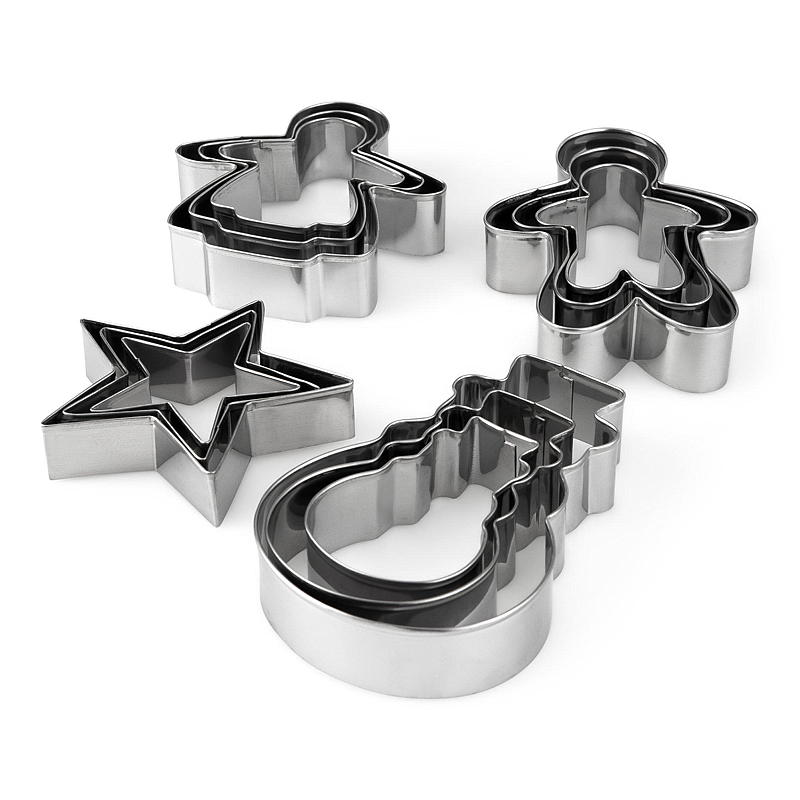 Molde para pan de jengibre Cuisine s/3
