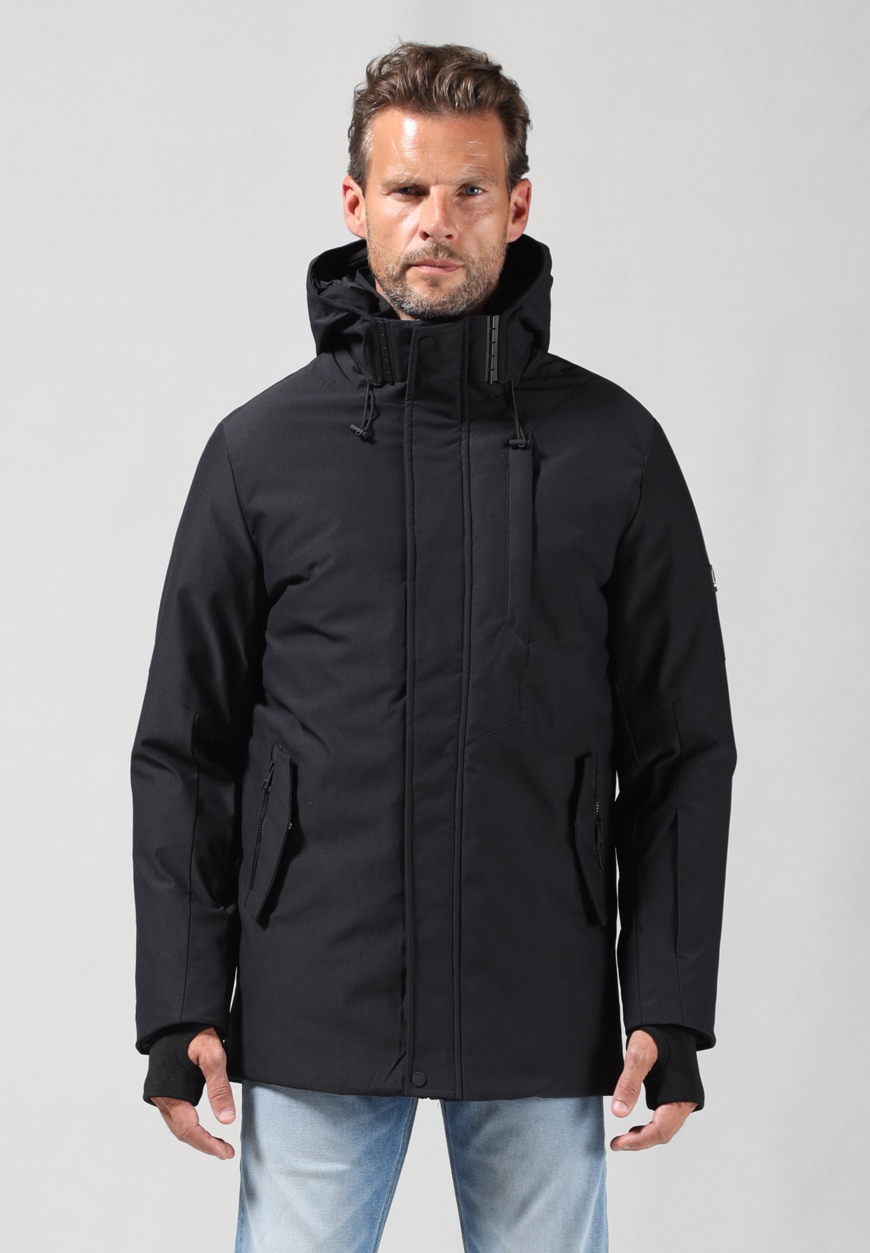 Manteau d'hiver Gabbiano - noir