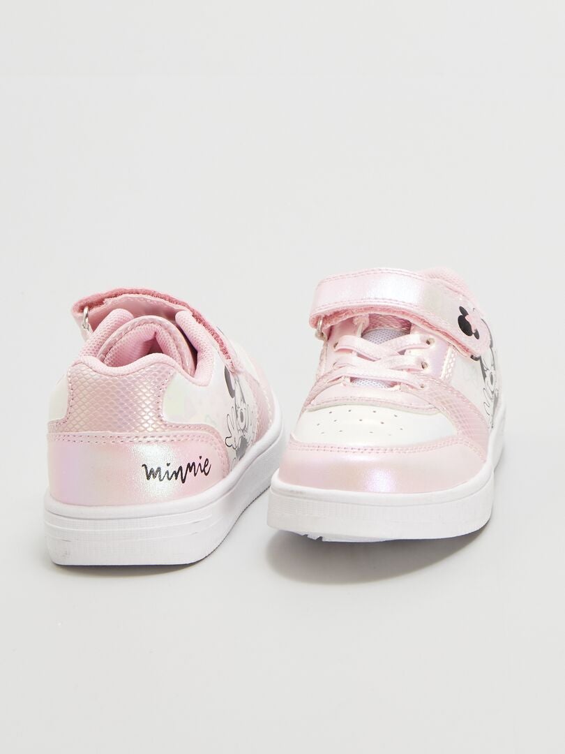 Minnie Mouse sneakers met klittenbandsluiting - ROZE