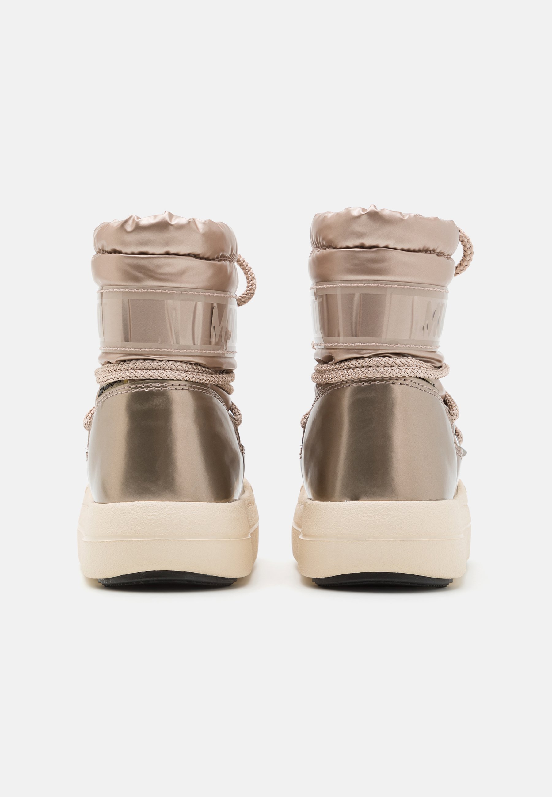 Stivaletti stringati Moon Boot JR PARK UNISEX - oro rosa