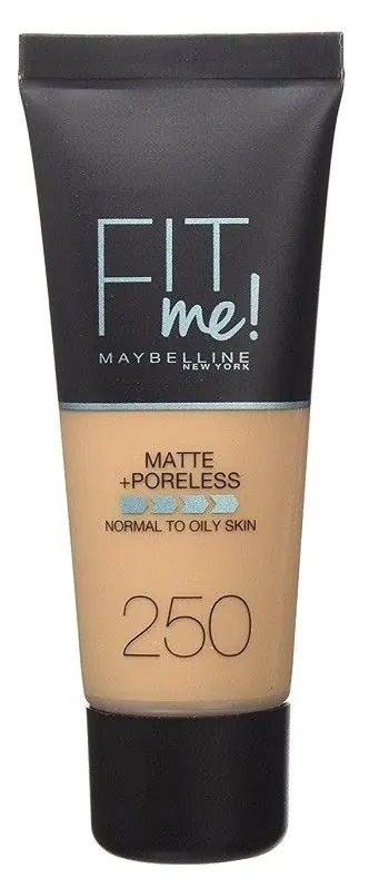 Maybelline Fit Me podkład do twarzy, 250 Sun Beige