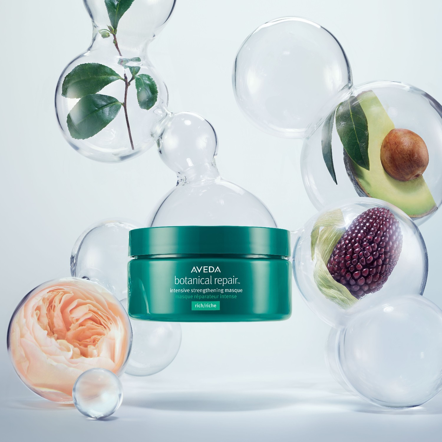 Aveda maska za kosu za obnovu i njegu intenzivnog jačanja: bogata - 25 ml