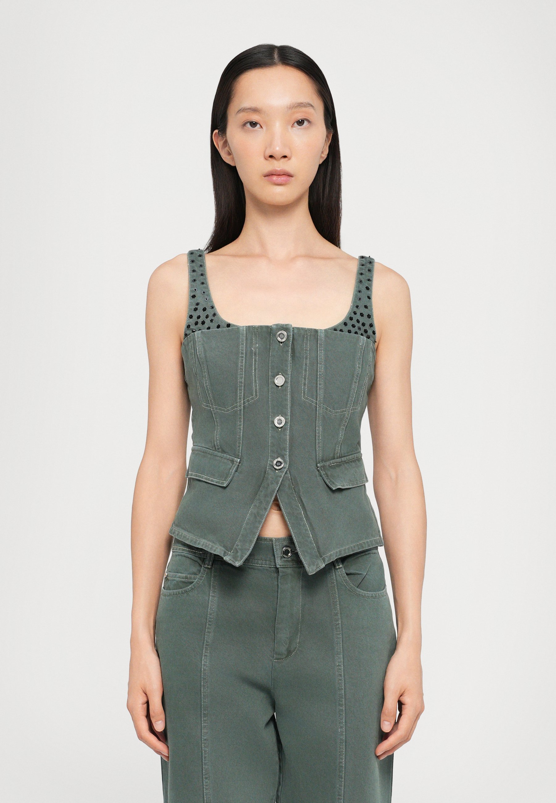 Top Stine Goya - verde scuro