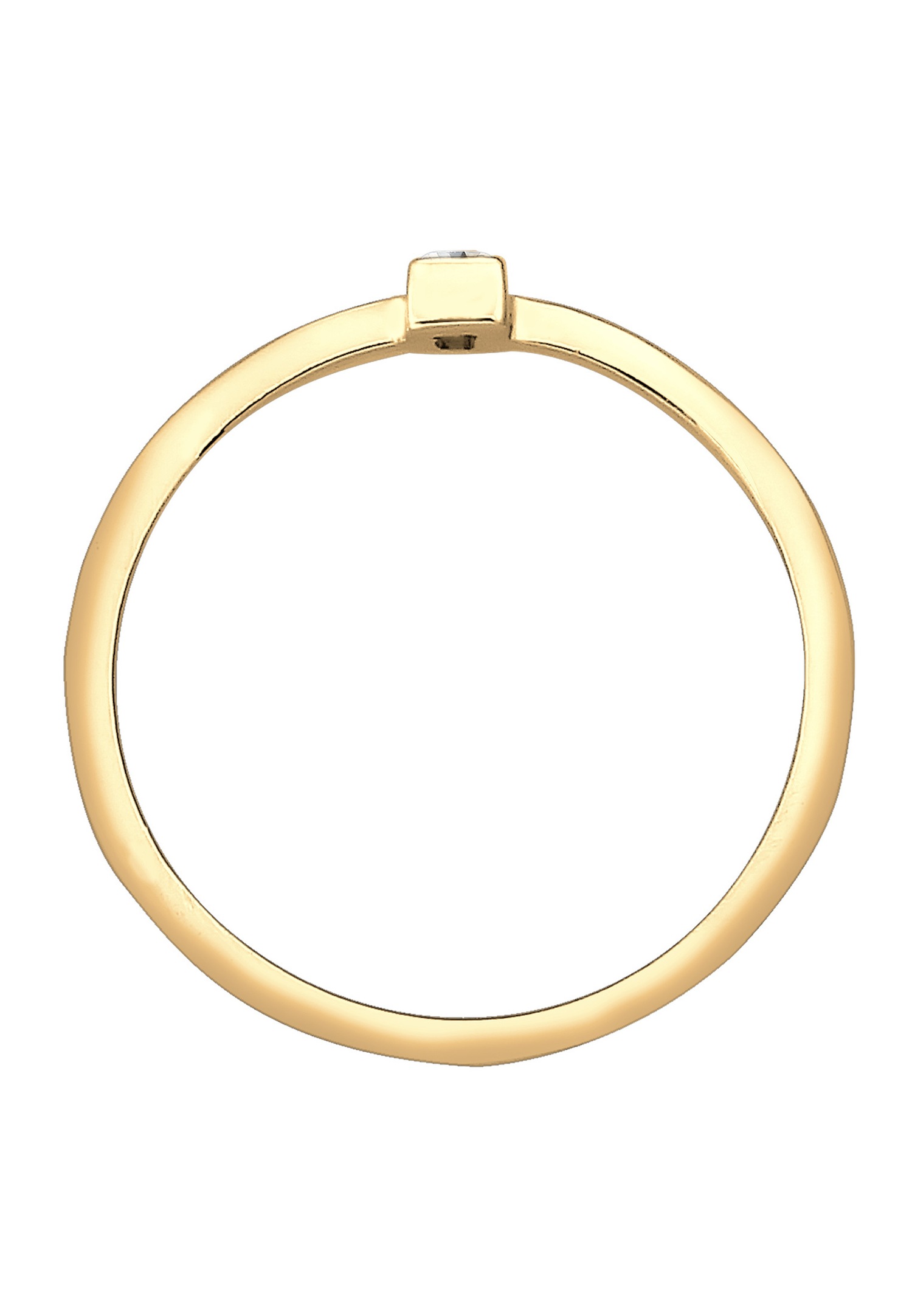 Elli PREMIUM dames avec pierre Geo Topaz Vintage en argent sterling 925