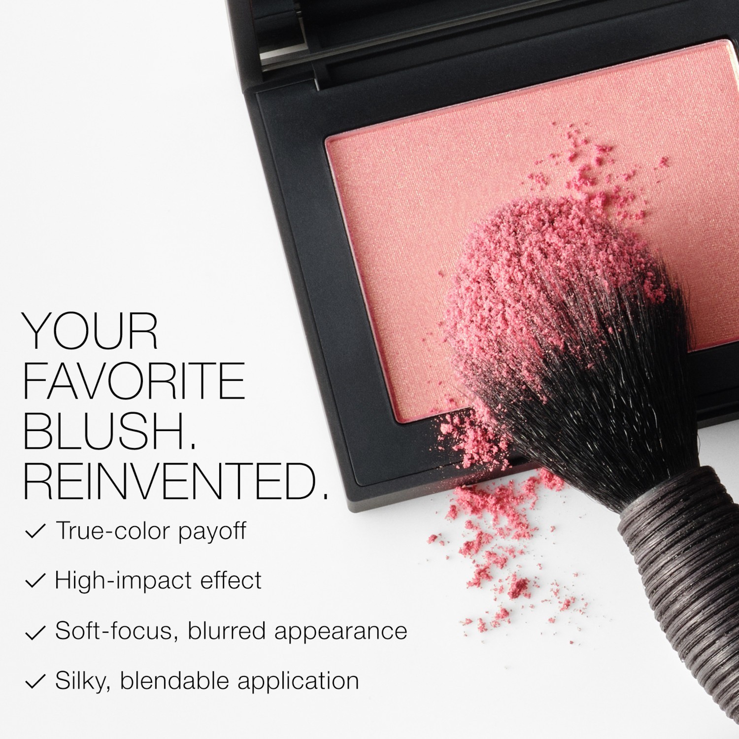 NARS vaigu sārtuma uzpildes iepakojums – 4,8 g