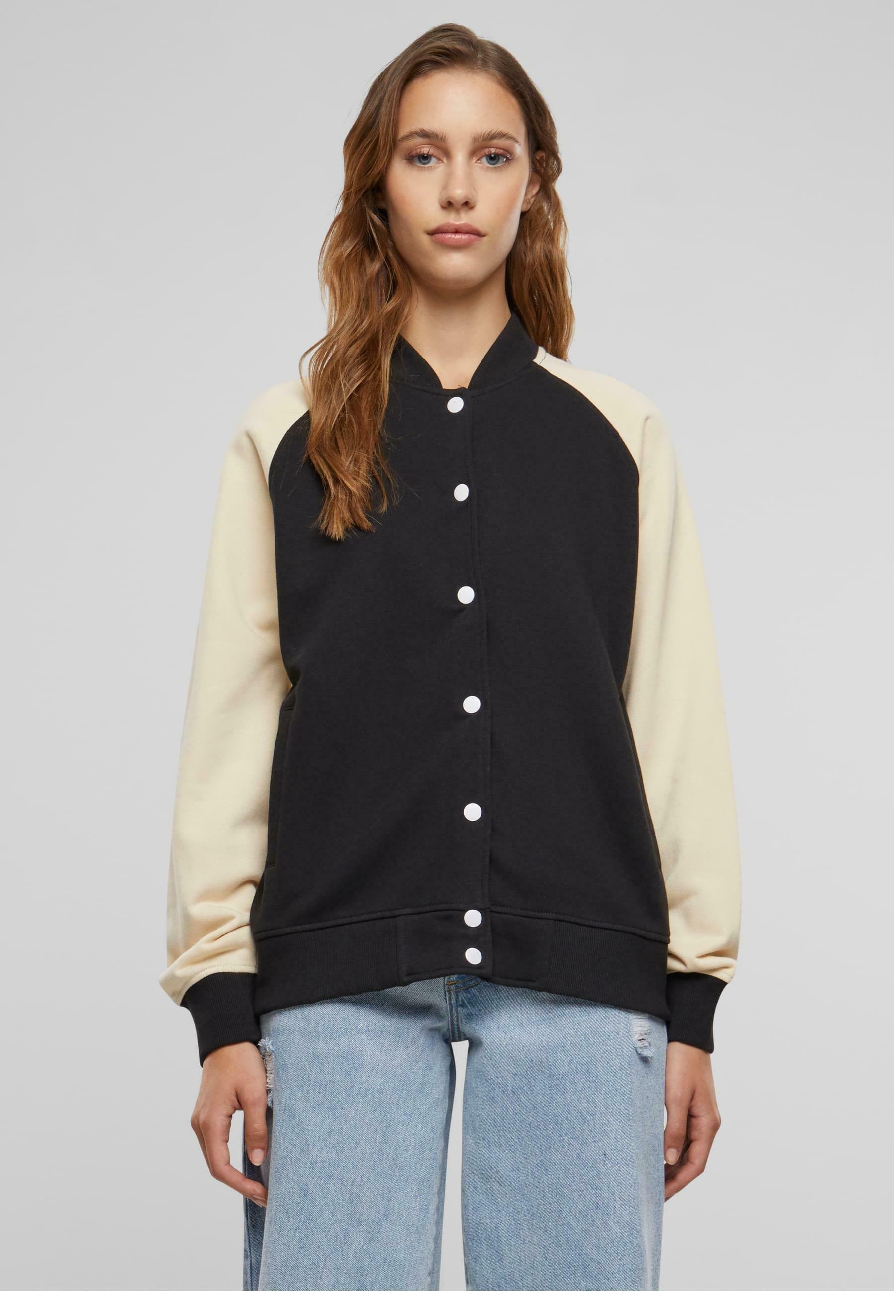 Urban Classics Light Jacke – Schwarz-Weiß-Sand