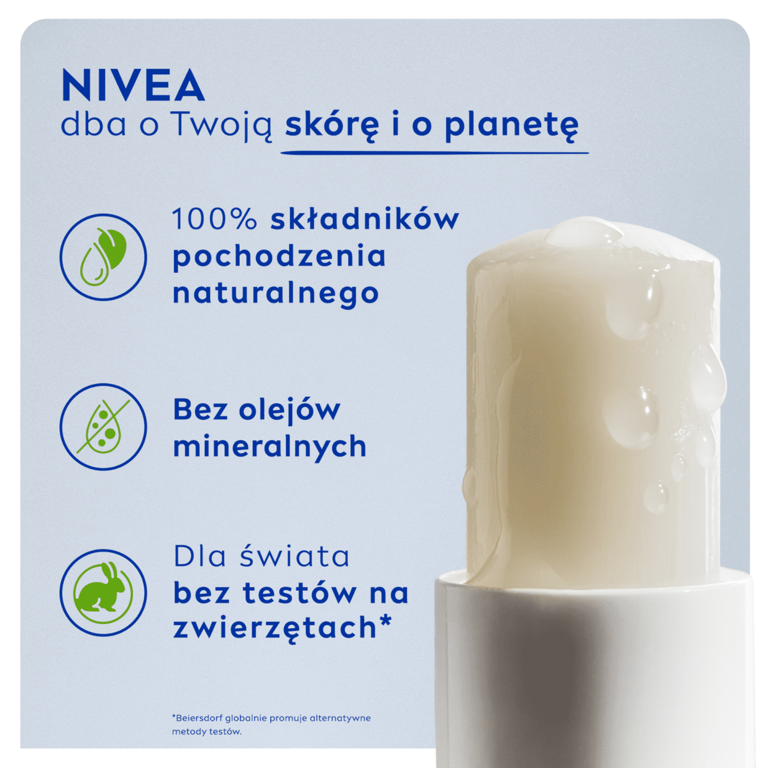 Nivea ruž za usne 4,8 g Original Care