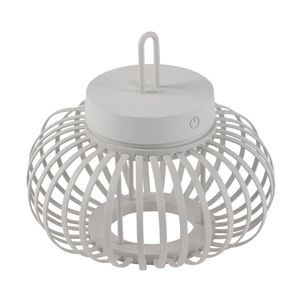 Lampă de masă și de podea Korga LED cu baterii, albă, ⌀ 25 cm