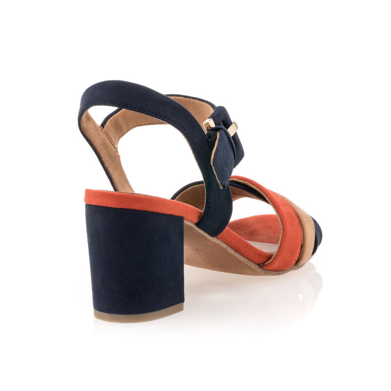 Blauwe sandalen/open teenschoenen voor dames