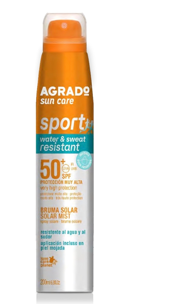 „Sun Care Sport“ apsauginis purškiklis nuo saulės SPF50 Kūno apsauga