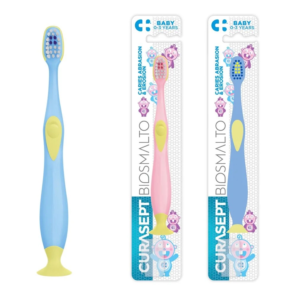 CURASEPT Curasept Bio-Emaille-Zahnbürste für Babys von 0-3 Jahren