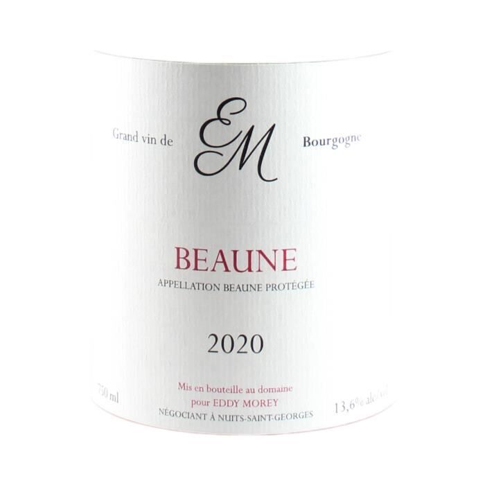 Beaune Blanc 2020 - Lot de 6x75cl - Maison Eddy Morey - Vin AOC Blanc de Bourgogne - Cépage Chardonnay
