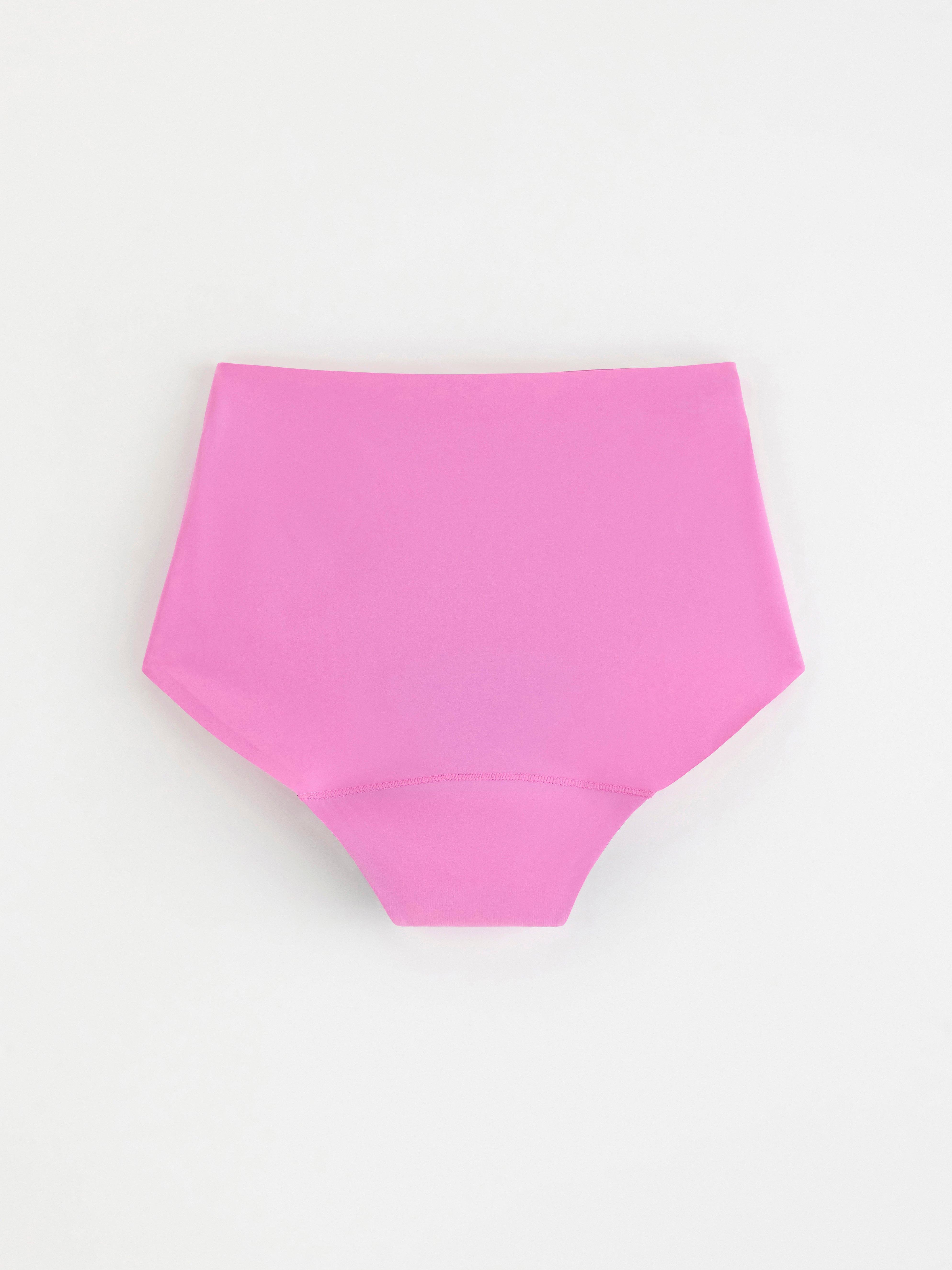 Høyabsorberende menstruser – høy midje – Female Engineering Pink