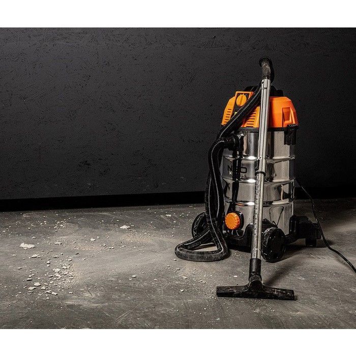 Industrial vacuum cleaner - NEO - 1600W - 35L - HEPA filter - Wet and dry use - Blower function