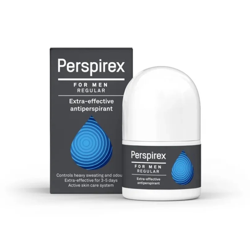 PERSPIREX Perspirex para homens Regular Antitranspirante Roll-on 20 ml desodorante antitranspirante para homens