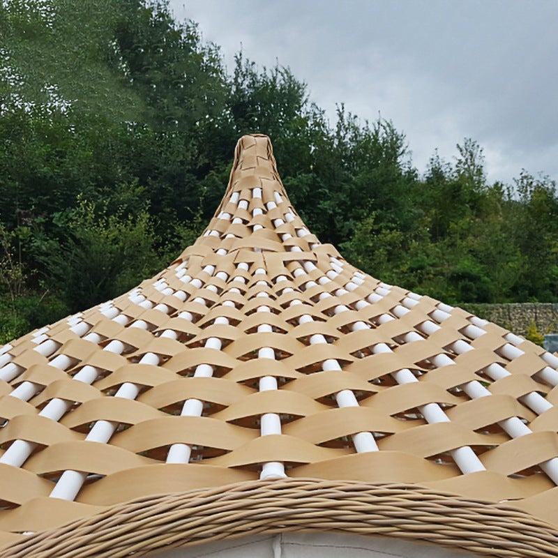 Canapea extensibilă pentru balcon, tip canapea extensibilă, tip canapea extensibilă single/dublă din ratan, tip resort