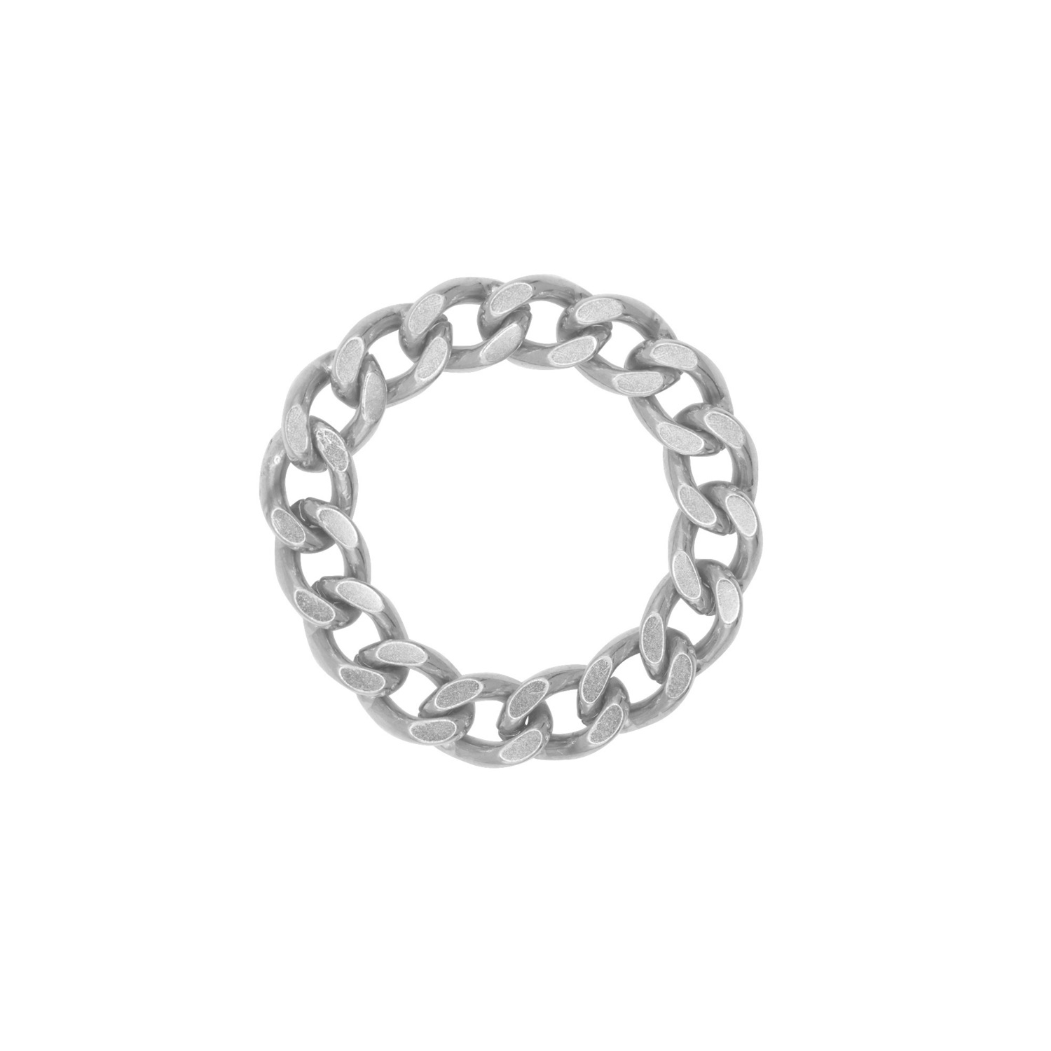 Heideman Bague Sage couleur argentée polie
