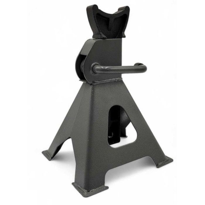 Pair of KraftMuller 3T PRO 3 Ton Ratchet Jack Stands, Height Adjustable, for Automotive Garages and Mechanics Workshops