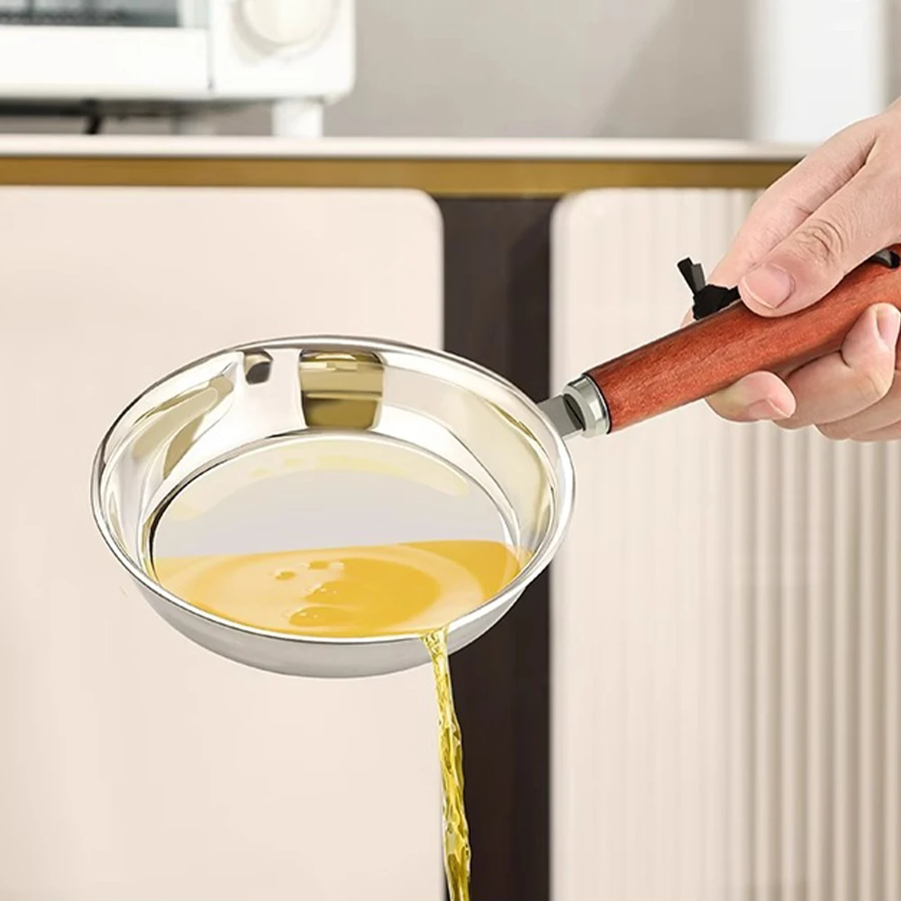 Casserole en acier inoxydable 316, poêle à œufs, mini-soupe, casserole à lait, ustensile de cuisine résistant aux brûlures, accessoires de cuisine