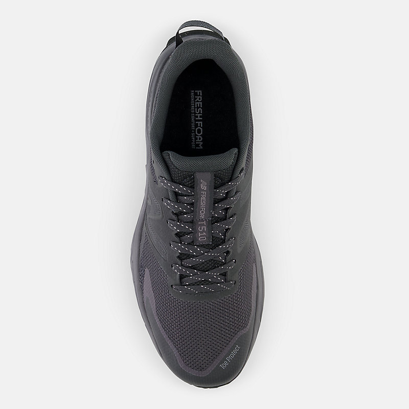 FRESH FOAM 510v6 für Herren – schwarz mit grauem Material und Magnet