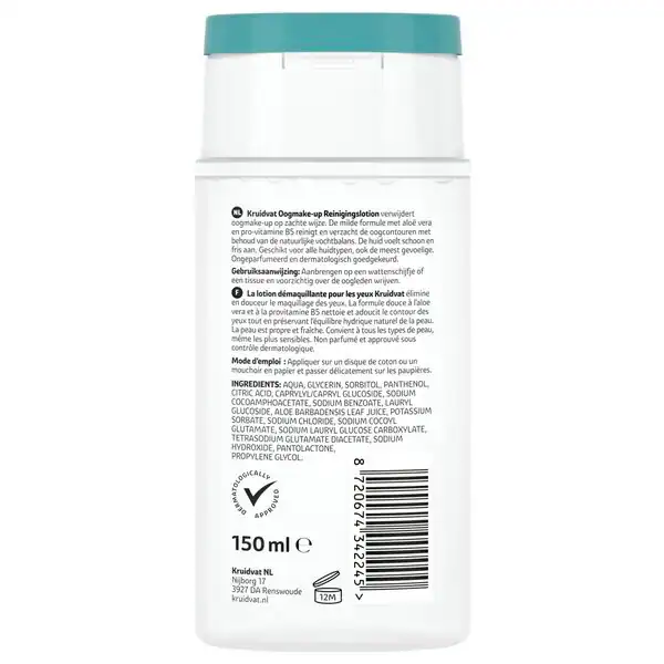Kruidvat Cleansing Lotion silmämeikinpoistoaine<br>150ml - Kaikille ihotyypeille