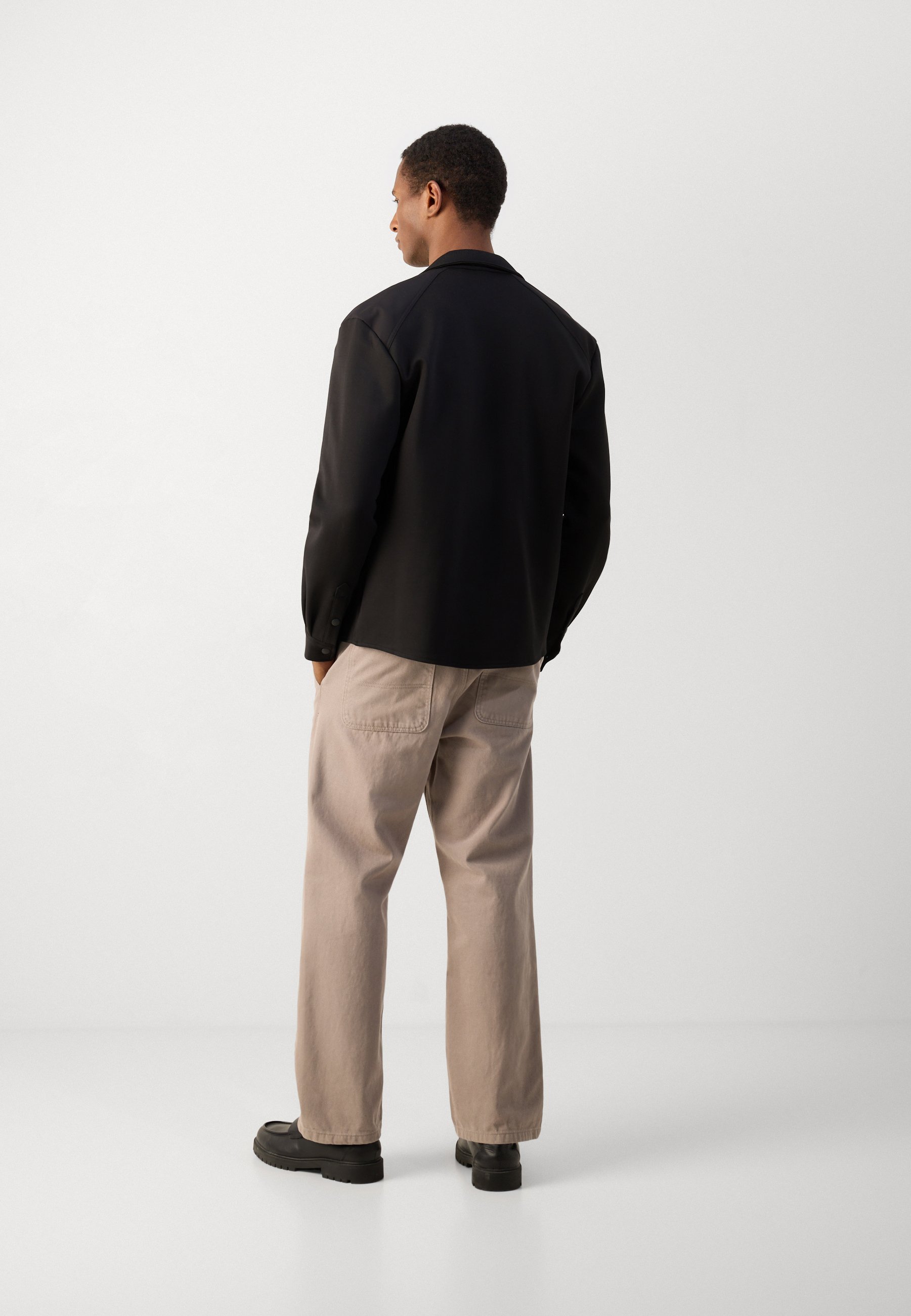 Antony Morato KOSZULA REGULAR FIT Z KONTRASTEM - Koszula - czarna