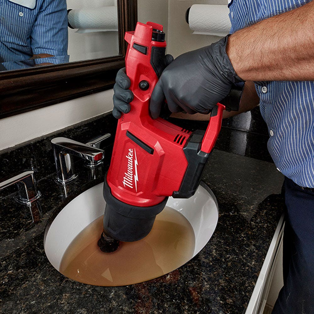 MILWAUKEE 12V Airsnake, Druckluft-Ablaufreinigungspistole, M12DCAG-0 Aufsatz