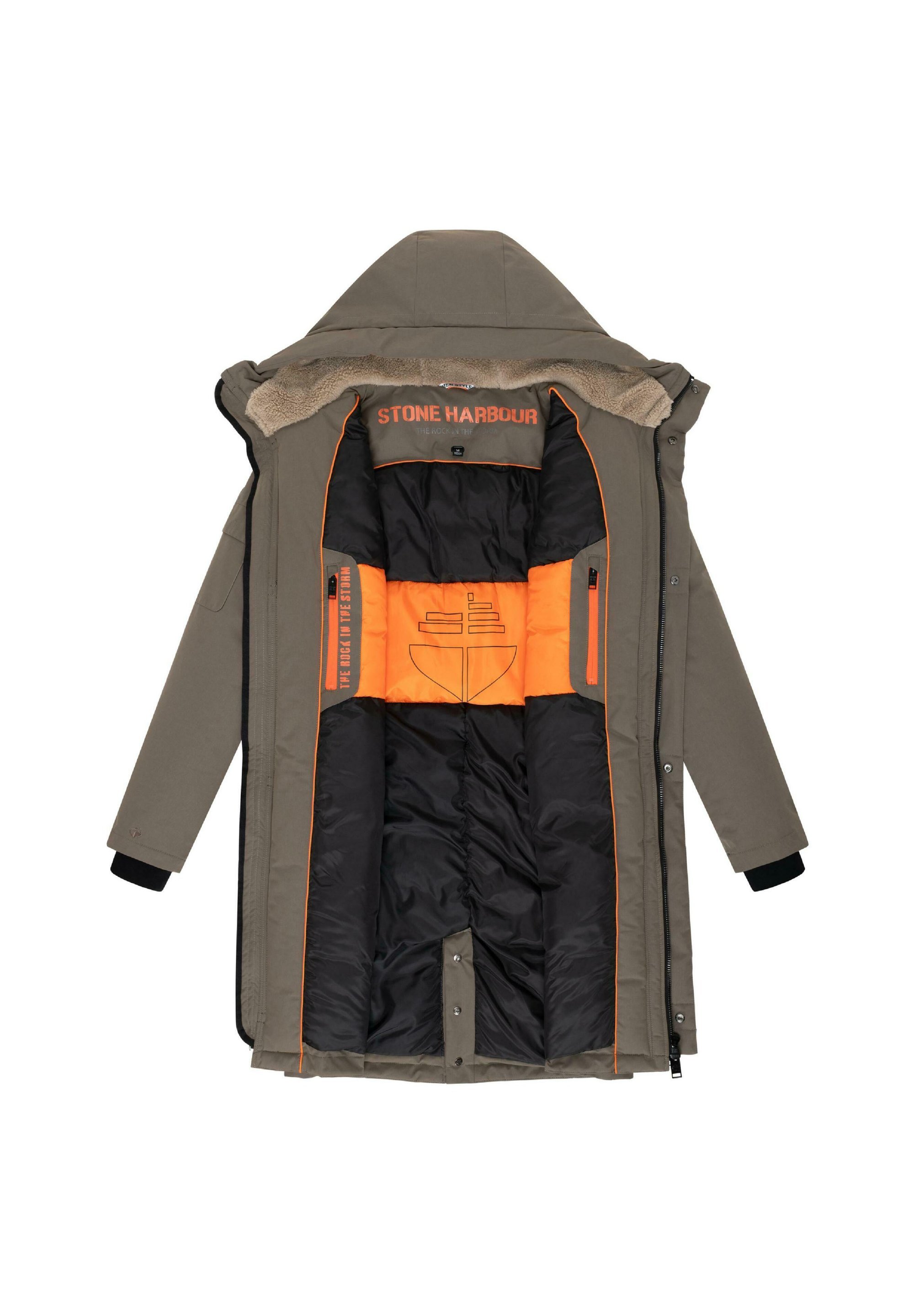 STONE HARBOUR Manteau d'hiver - marron pierre