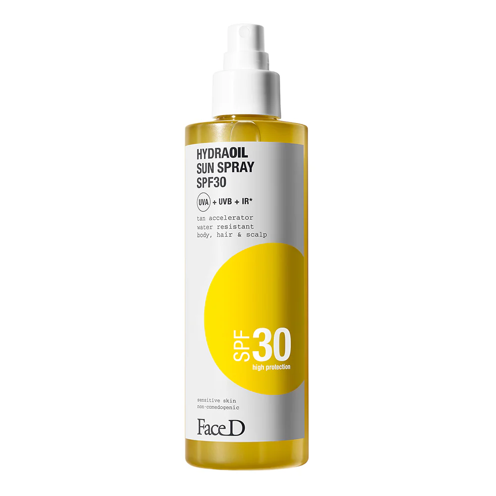 Solari Hydraoil Spray Solare SPF30 - Spray solare corpo alta prot., Olio solare corpo alta prot., Trattamento Protezione Solare Capelli
