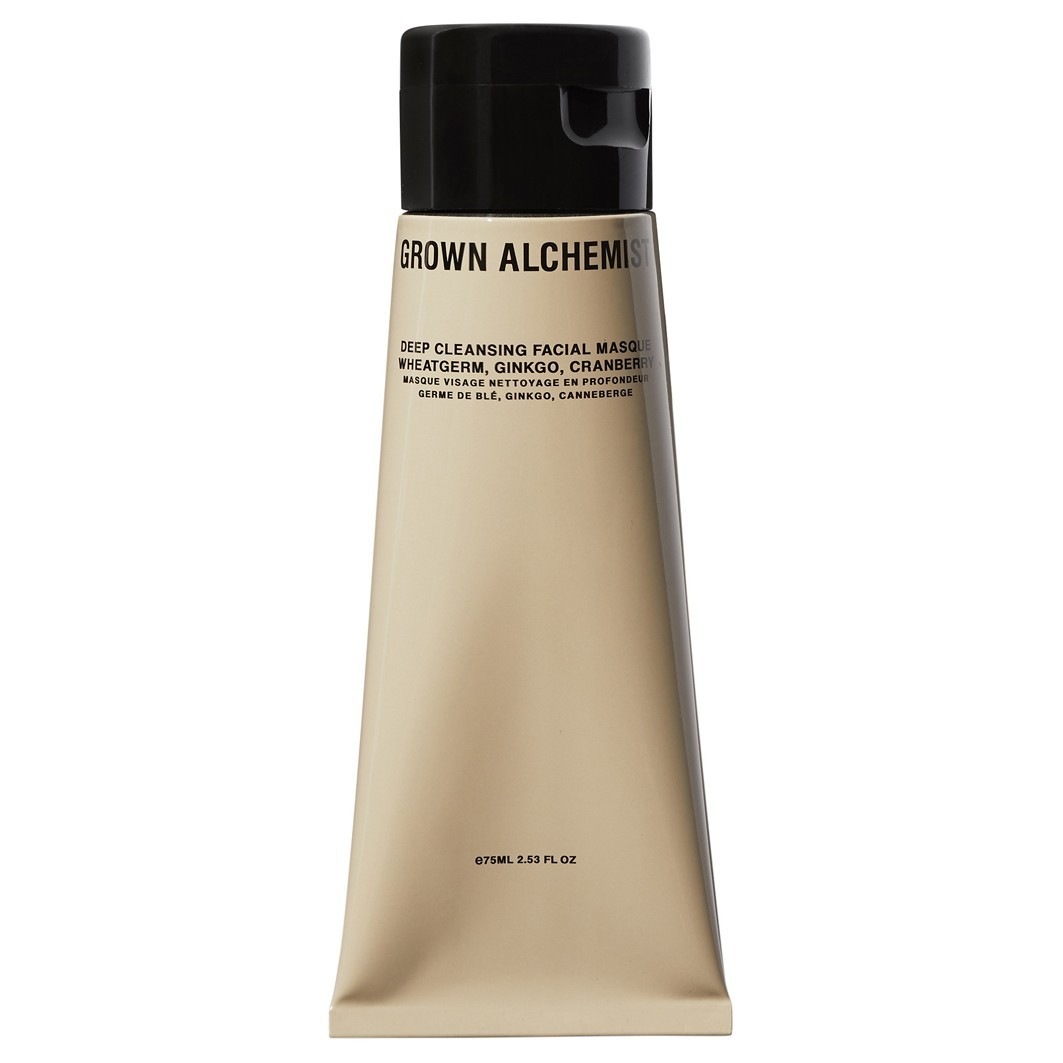 Grown Alchemist hidratantna maska za dubinsko čišćenje s pšeničnim klicama, ginkom i brusnicom - 75 ml