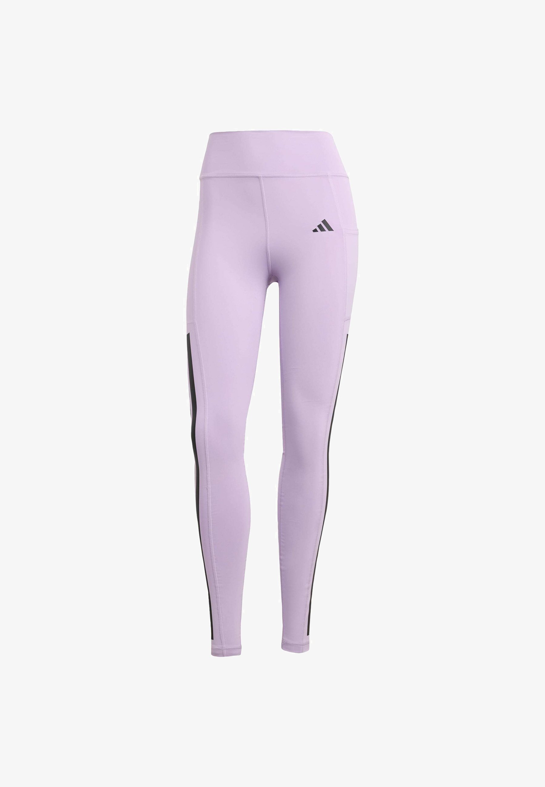Legging adidas Performance OPTIME 3-Stripes - Plum poudre