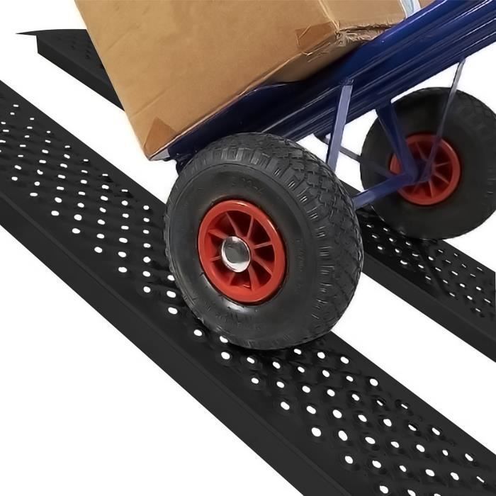 2-piece access ramp, loading ramp, loading ramp up to 400kg, steel, 135cm, SUUSOLNY