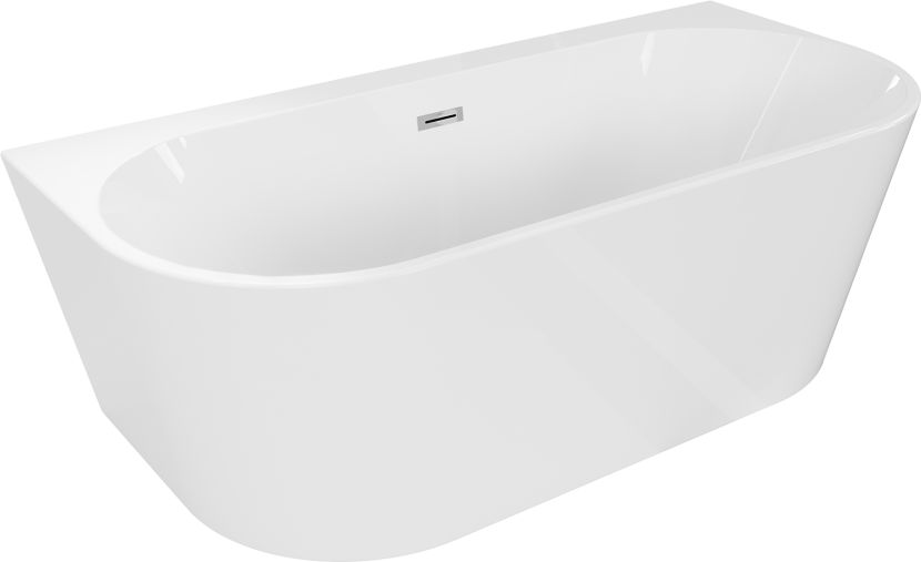 Wanna przyścienna Mexen Oval  biała 170x80 cm 1 szt.