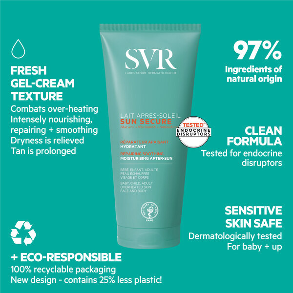 SVR SUN SECURE Lozione doposole lenitiva e riparatrice 200 ml