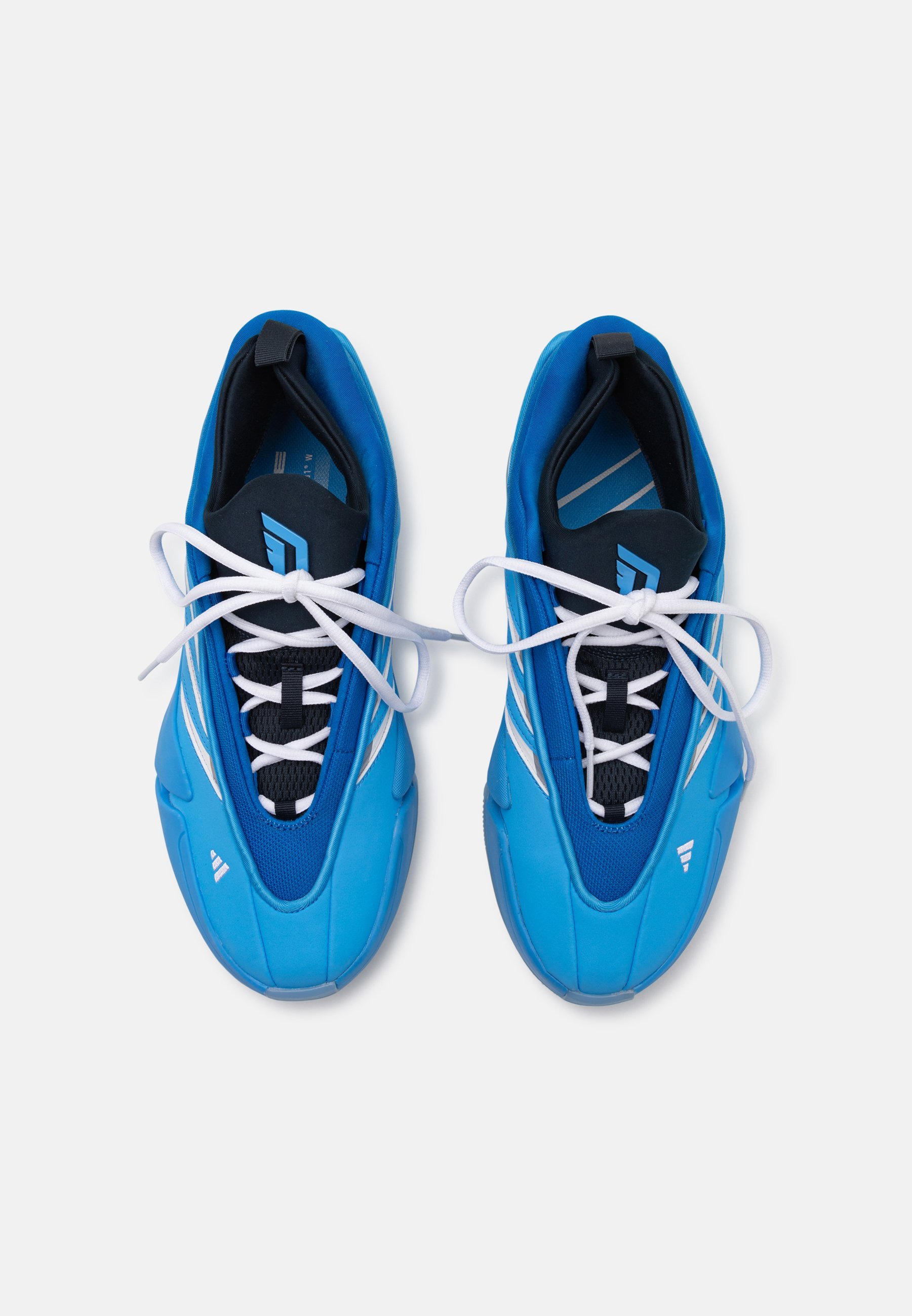 adidas Performance DAME 9 - Buty do koszykówki - obuwie białe/aurora ink