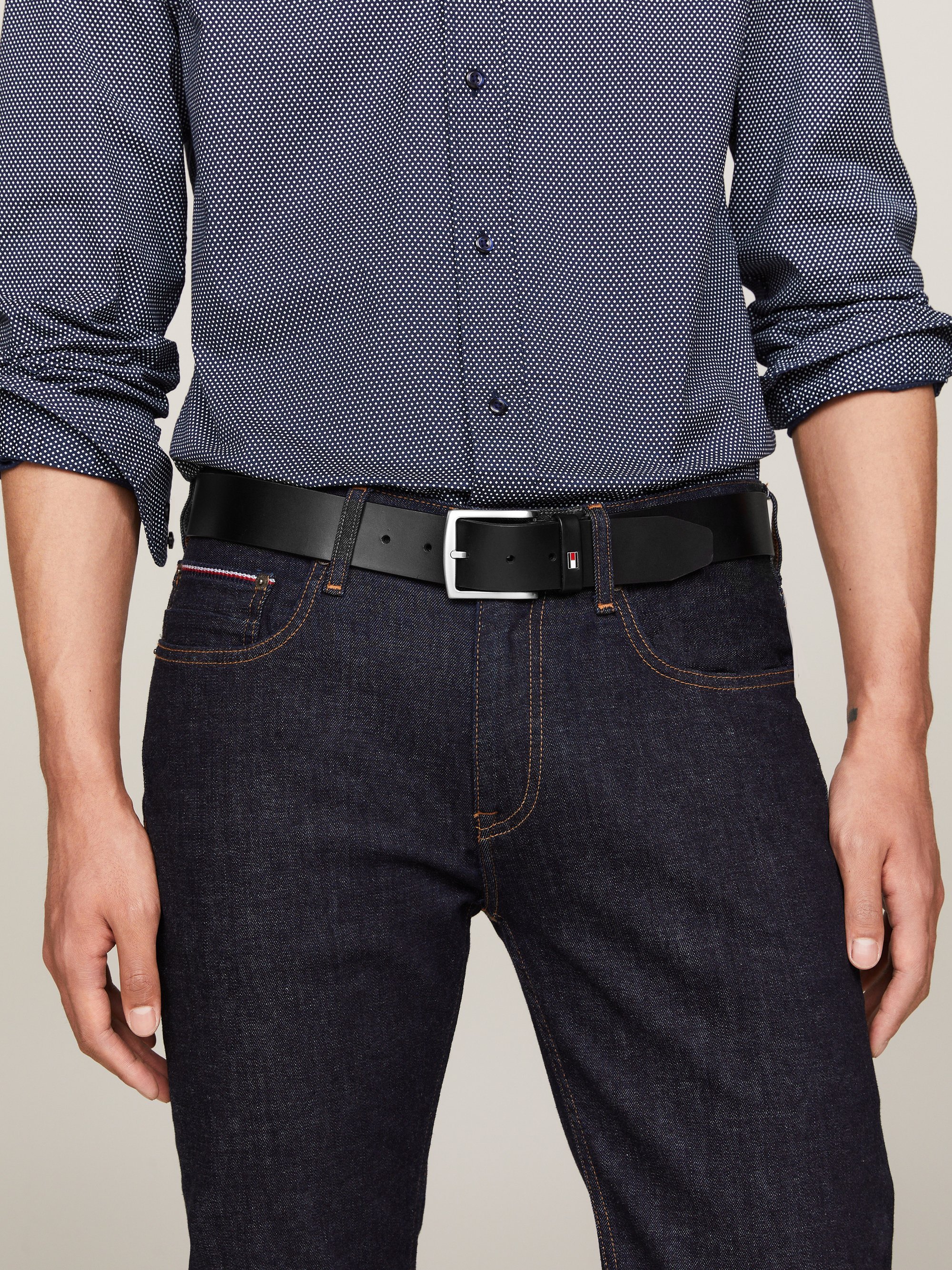 Tommy Hilfiger NEW DENTON - Riemen - zwart