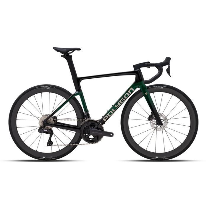 Vélo de route Polygon Helios A8 DI2 - Vert - L