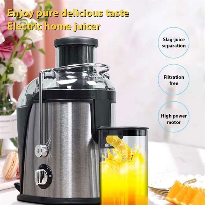 Extracteur de jus - 1.5L/400W - Extracteur de Jus de Fruits Légumes - Goulotte d'alimentation large -Rendement en jus 99 %-Sans BPA