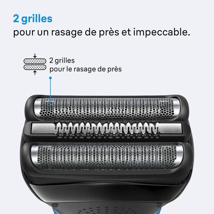 BRAUN Series 3 Electric Shaver - Black - 30-minute battery life - 5-minute fast charge