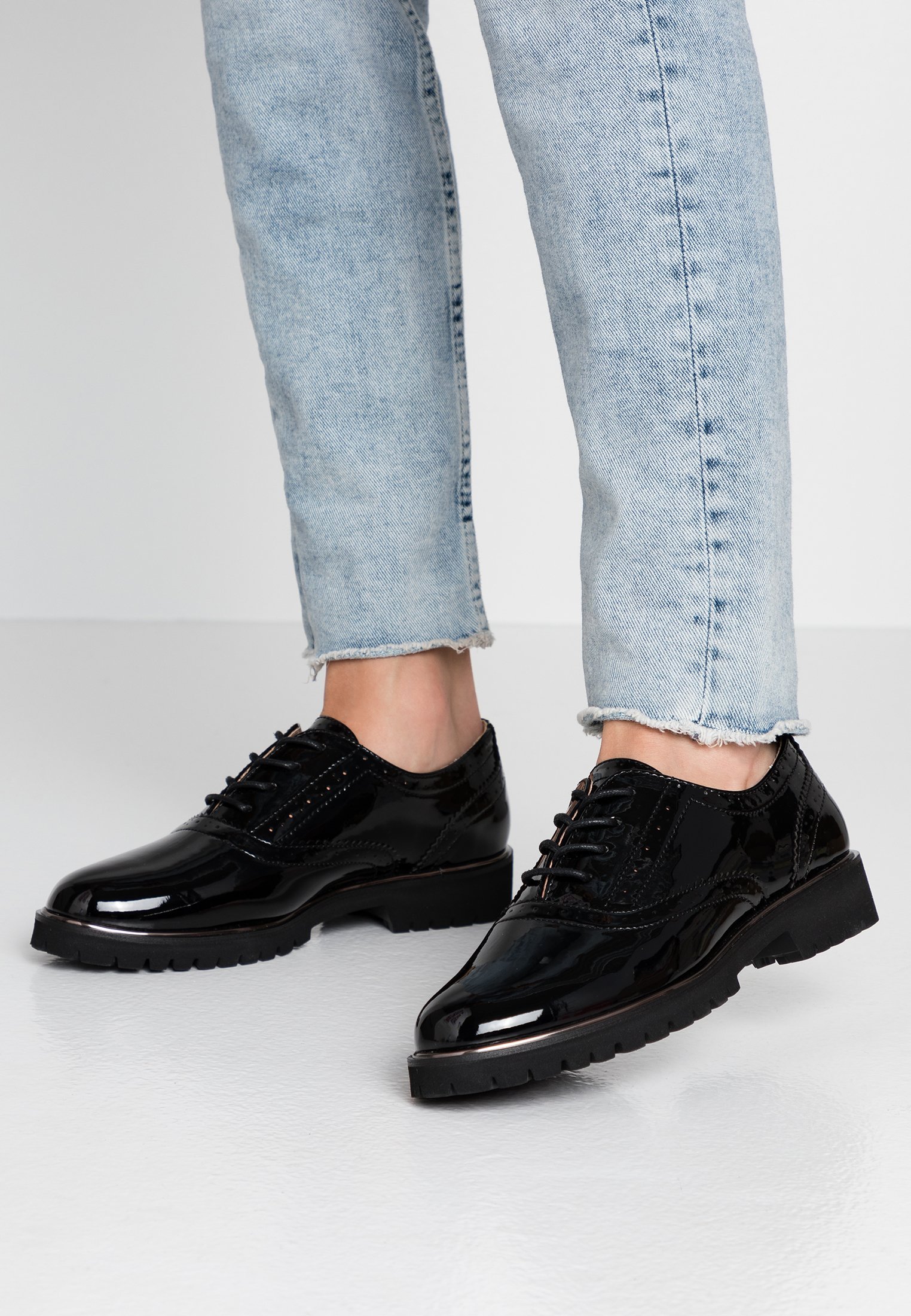 Anna Field veterschoenen - zwart