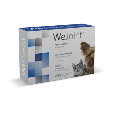 Wepharm-ruoka pienille koirille ja kissoille nivelkipujen lievitykseen, 30 tablettia.