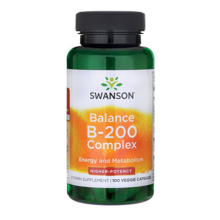 Swanson B-200 vitamīnu komplekss