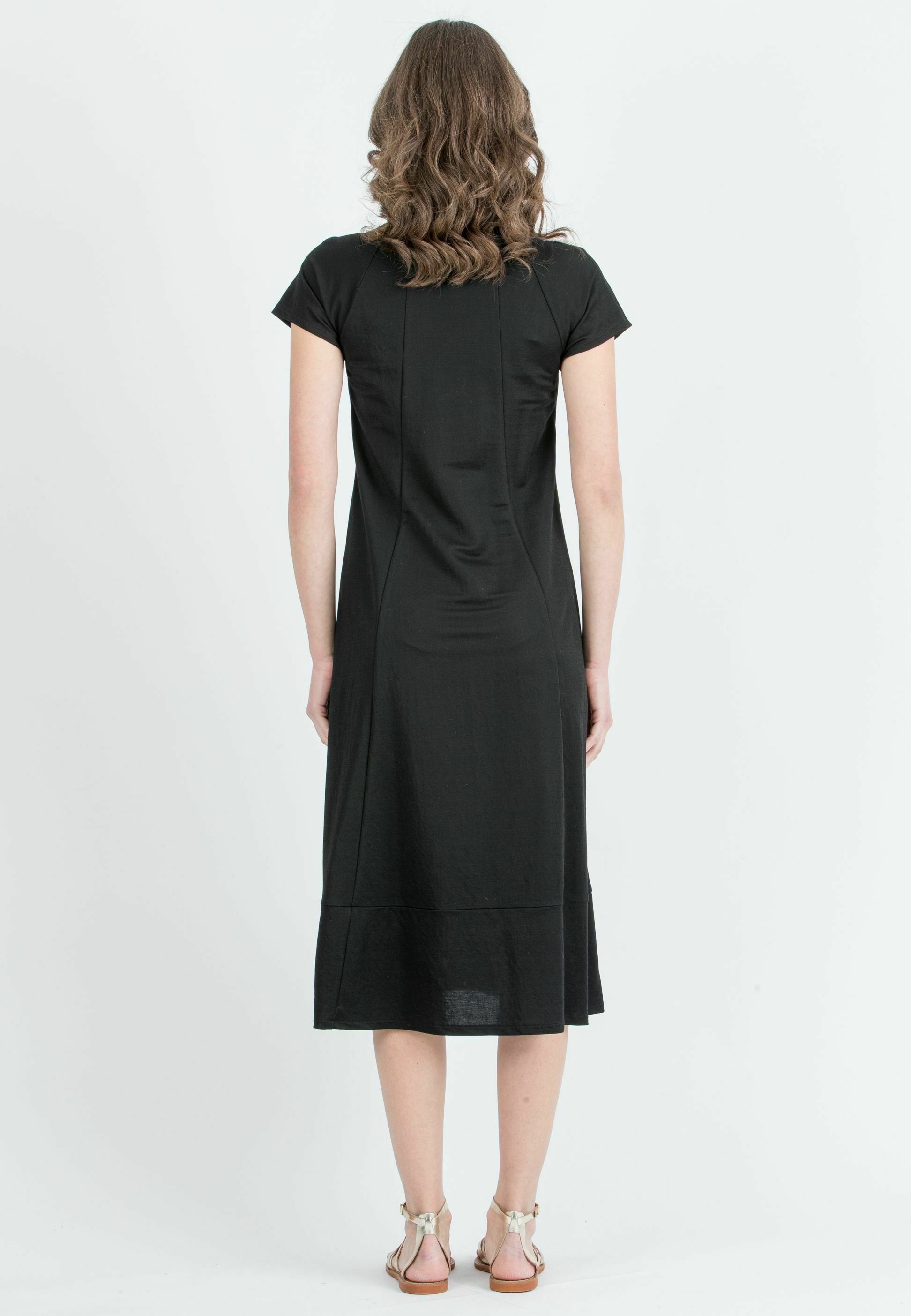 Attesa Maternity Borstvoedingsjurk Midi - Jersey jurk - zwart