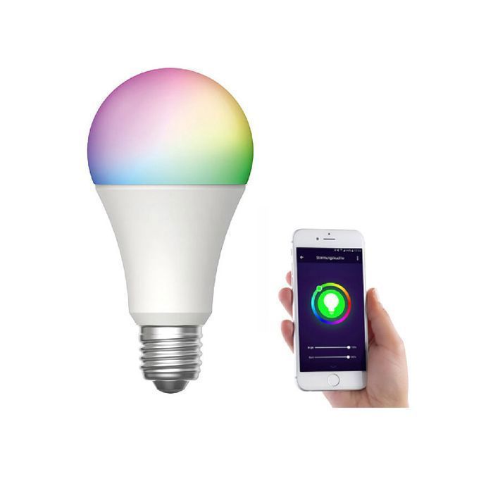 Set van 3 x E27 RGB LED-lampen 8,5W >800 lm