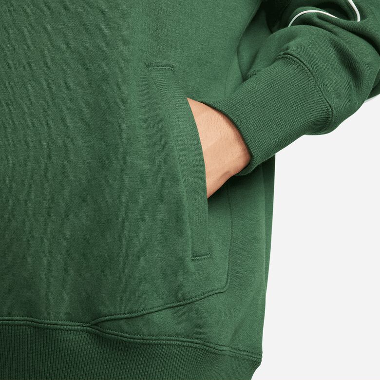 Sportieve fleece trui met capuchon
