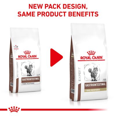 Respuesta a la fibra gastrointestinal felina de Royal Canin Expert