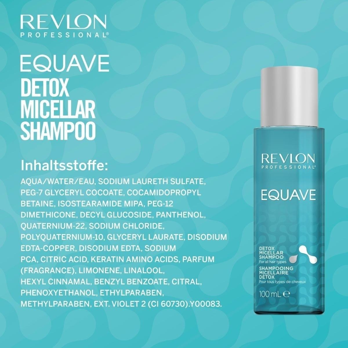 Revlon Professional Equave Detox Mizellen šampūns - 100 ml
