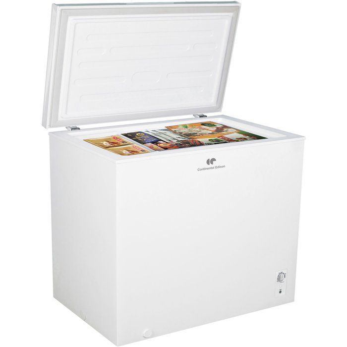 Congelador horizontal - CONTINENTAL EDISON - CECC291WD - Clase energética D - 291 L - 112,5 x 60,8 x 83,5 cm - Blanco